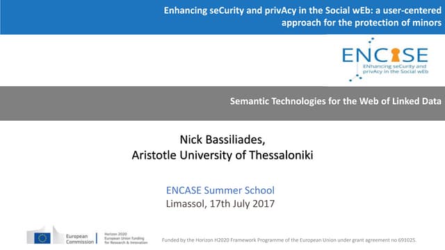 Semantic Technologies for the Web of Linked Data