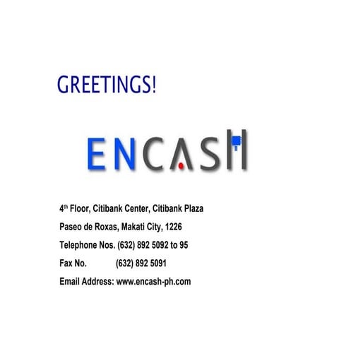 Encash for rbap may 2012
