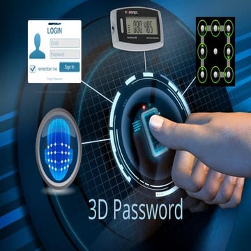 3d password ppt presentation innovative idea