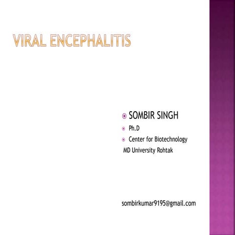 Viral Encephalitis