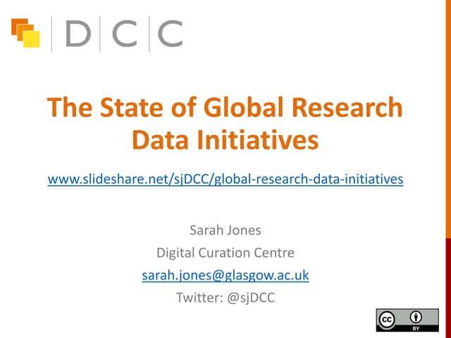 The state of global research data initiatives: observations from a life on th...