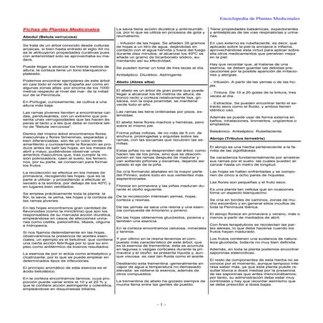 Enciclopedia de plantas medicinales