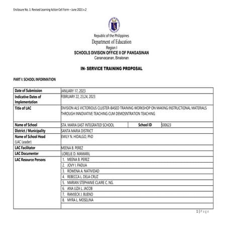 Sample Template for In-service training for teachers.docx