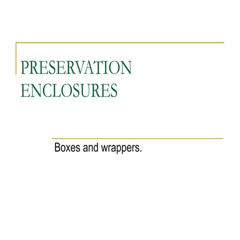 Levantine Enclosures