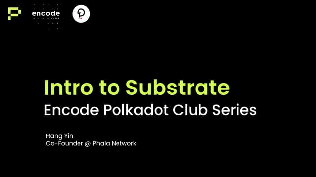 Encode polkadot club  