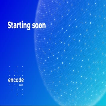 Encode polkadot club intro presentation