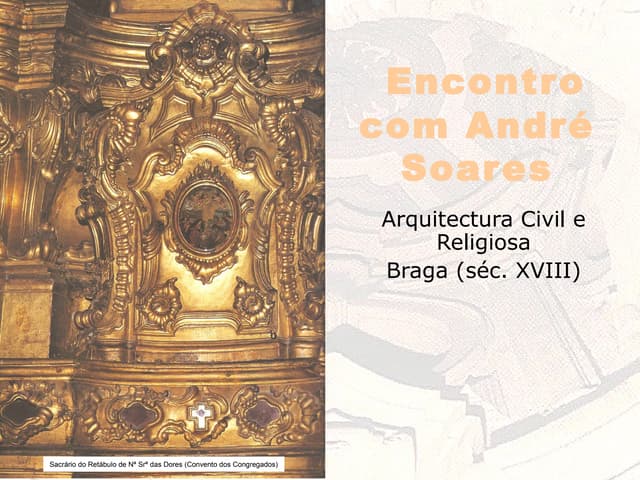 Obras de André Soares