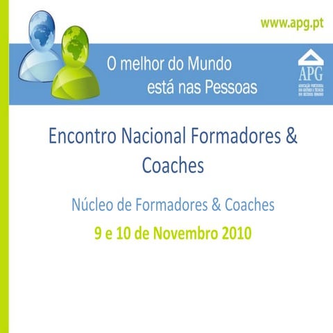 Encontro Formadores & Coaches