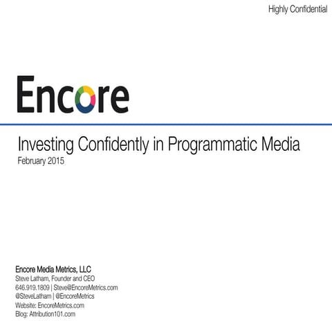 Investing Confidently (and Safely) in Programmatic