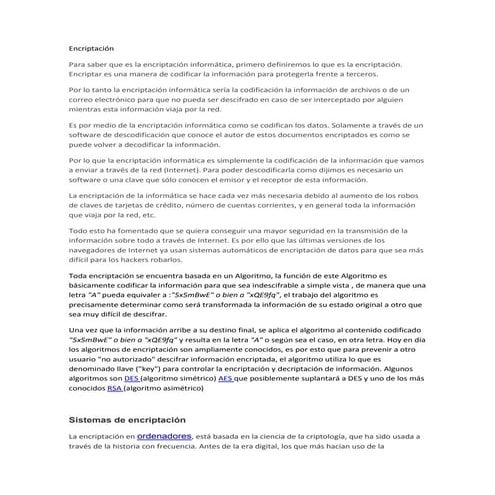 ENCRIPTACIÓN | ODP