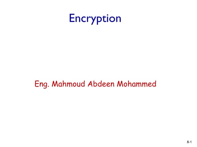 Encryption