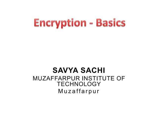 Encryption