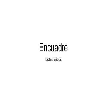 Encuadre