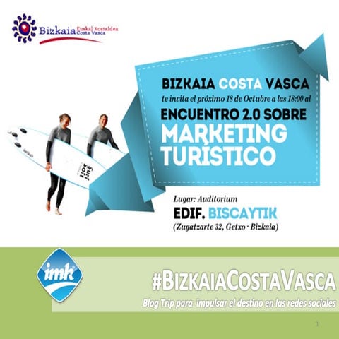 Bizkaia Costa Vasca invita a un Encuentro 2.0 