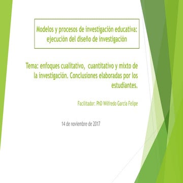 Enfoques cualitativo, cuantitativo y mixto de la investigación