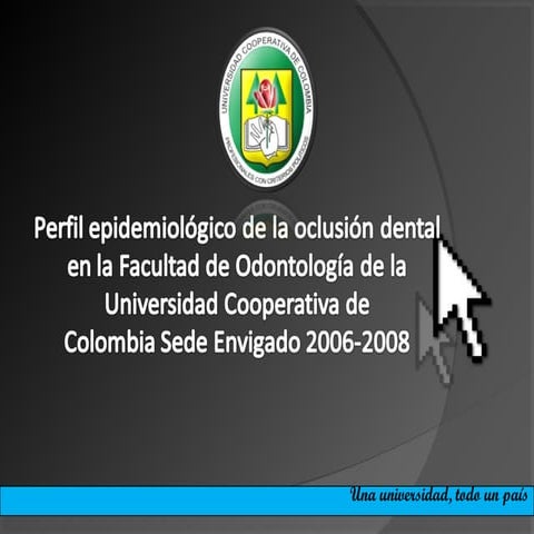 Presentación Proyecto de Grado -Encuentro ACFo 2008 Eliana Santos
