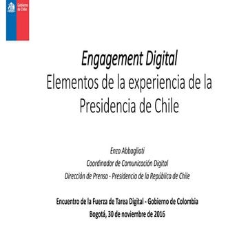Estrategia de comunicación digital de la Presidencia de Chile 