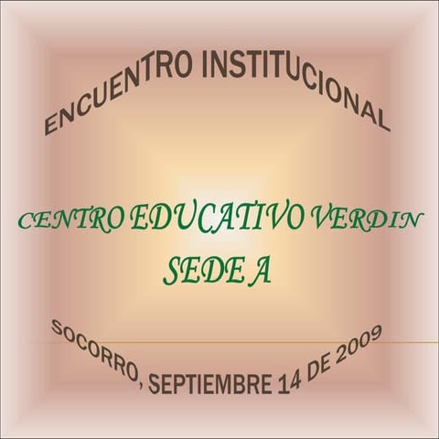 Encuentro Institucional