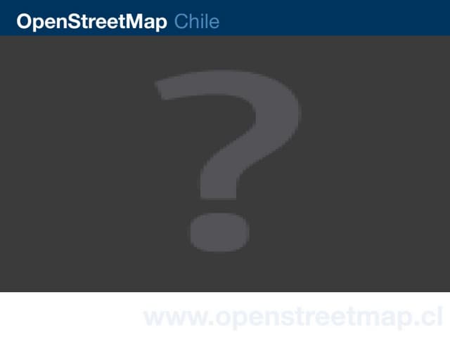 OpenStreetMap Chile en Encuentro Li...