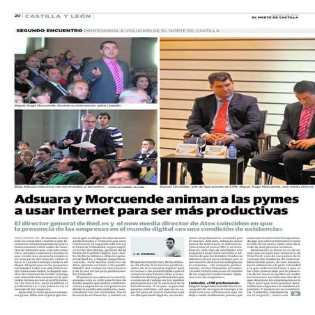 Adsuara y Morcuende animan a las PYMES a usar Internet para ser más productivas