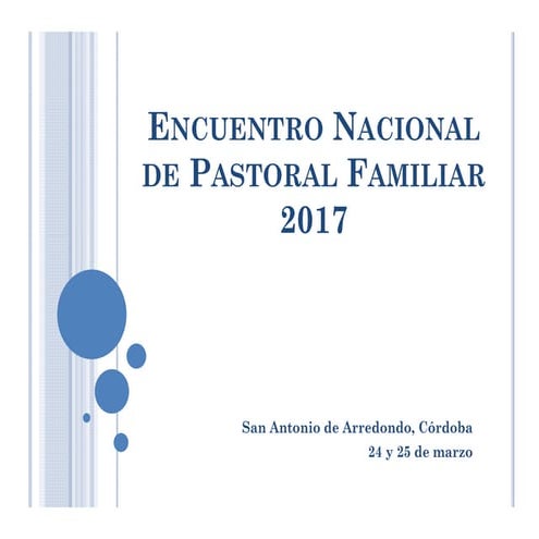Oración Oficial del Encuentro Nacional de Agentes de Pastoral Familiar ...