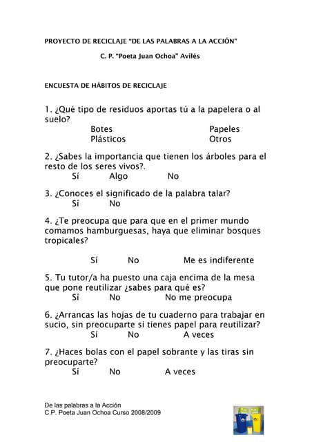 preguntas de investigacion medio ambiente encuesta sobre el reciclaje y contaminacion preguntas de investigacion medio ambiente encuesta sobre el reciclaje y contaminacion