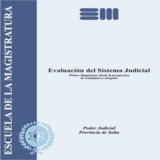 Evaluación del Sistema Judicial I