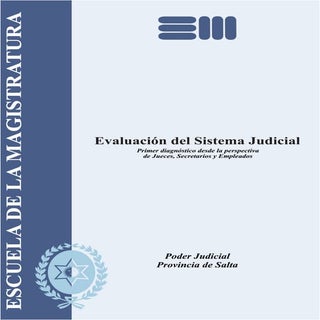 Evaluación del Sistema Judicial II