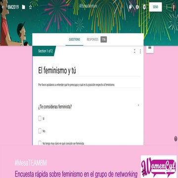 Encuesta #WomenCyL sobre feminismo