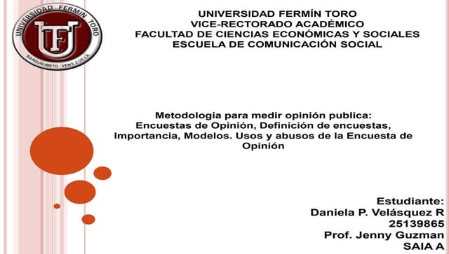 Encuesta opinion publica