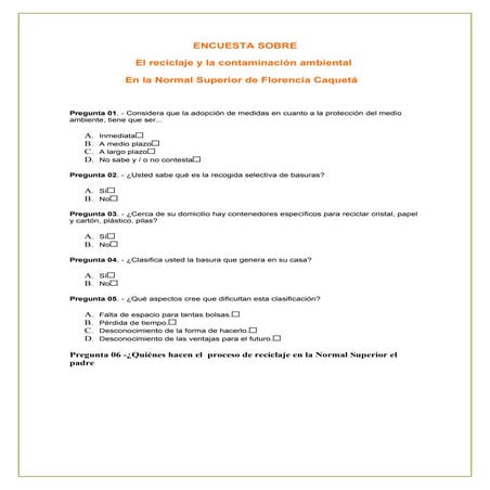 Encuesta Sobre