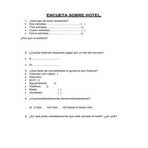 Encuesta sobre hotel preguntas (1)