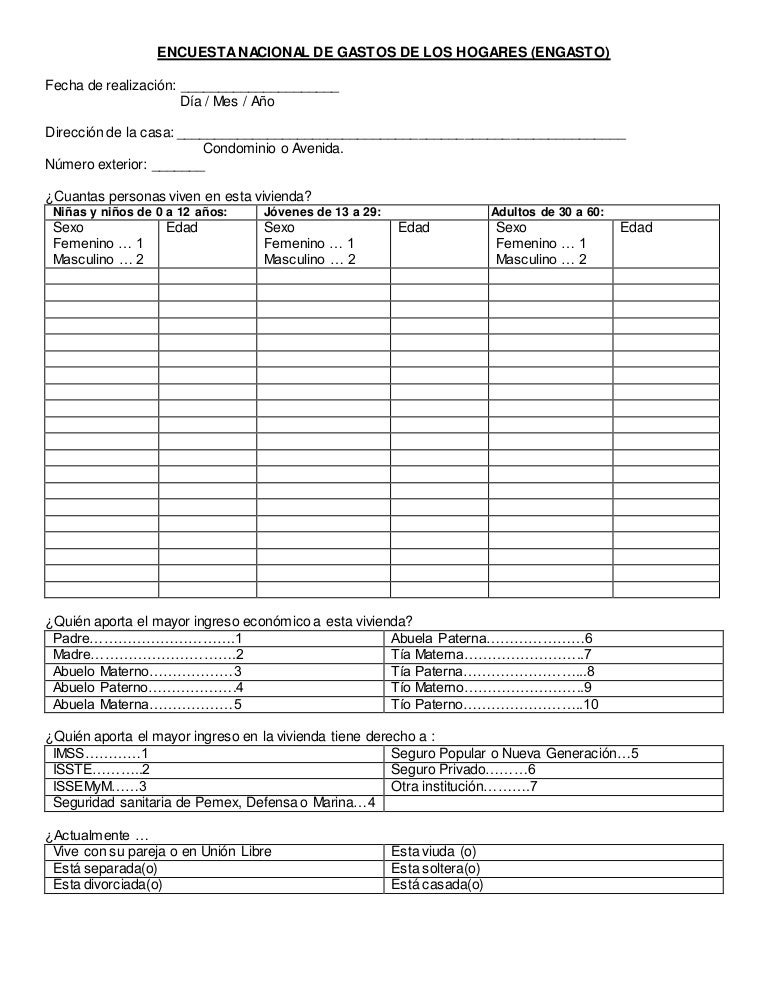 preguntas sobre ingresos familiares encuestas para la trini 1 1 preguntas sobre ingresos familiares encuestas para la trini 1 1