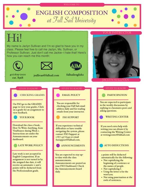 Welcome Newsletter