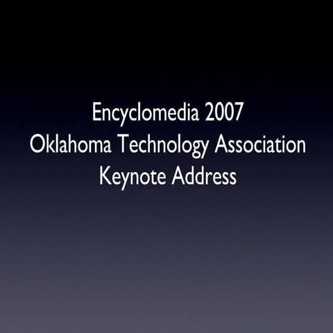 Encyclomedia OTA Keynote
