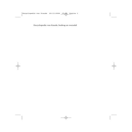 Encyclopedie van fraude, bedrog en zwendel