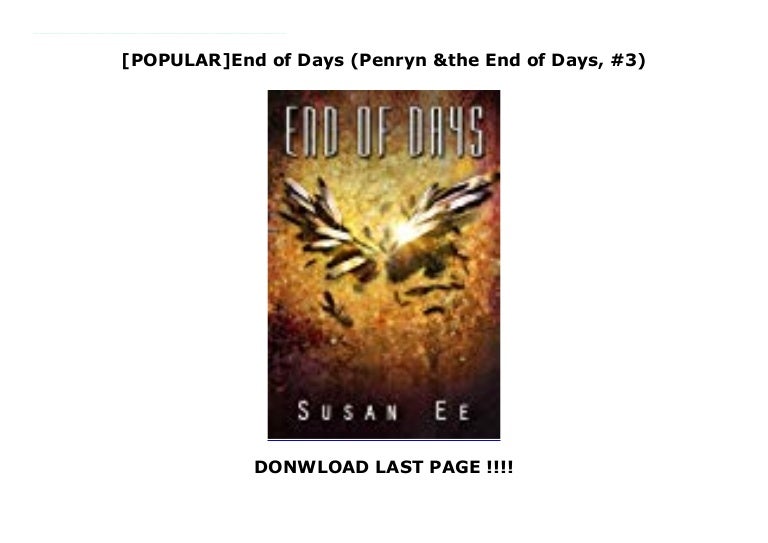 end of days book susan ee