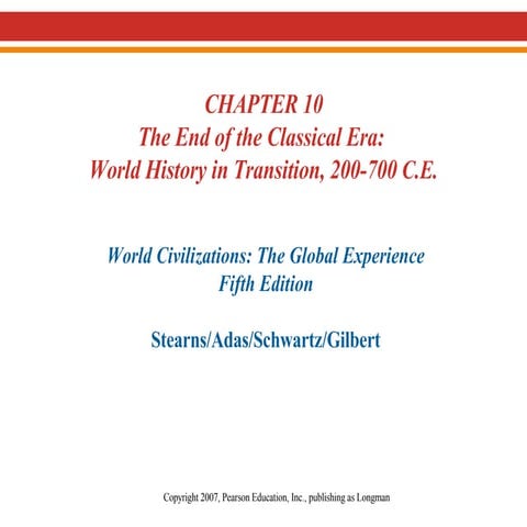 End of the Classical Era