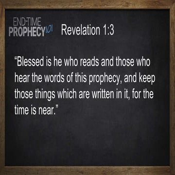 End-Time Prophecy 101: Outline of Revelation