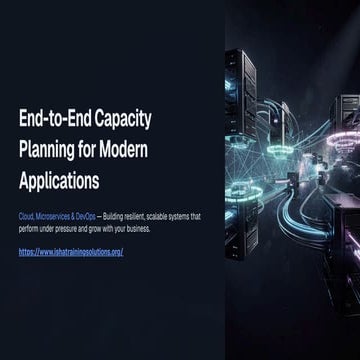 End-to-End-Capacity-Planning-for-Modern-Applications. | PDF