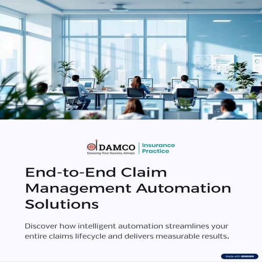 End-to-End Claim Management Automation Solutions