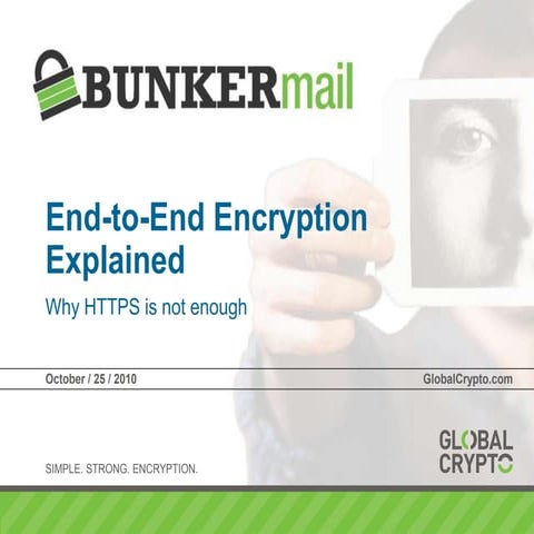 End-to-end encryption explained | PPTX