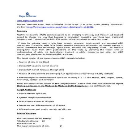 End to-end m2 m, sixth edition