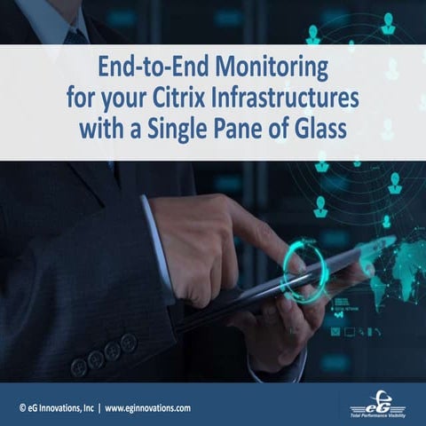 How to consolidate Citrix Monitoring in a Single Pane of Glass