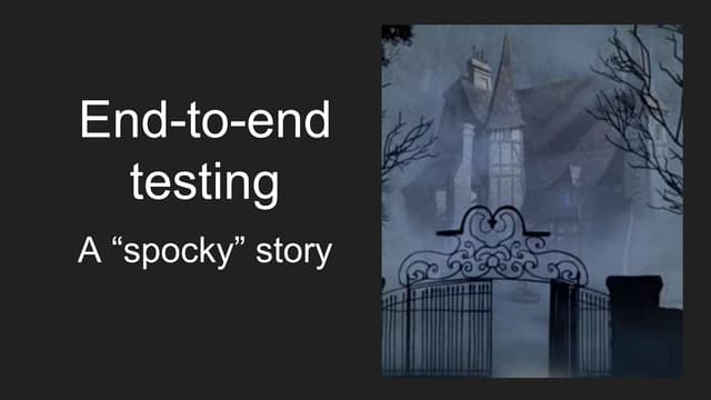 End-to-end testing with geb