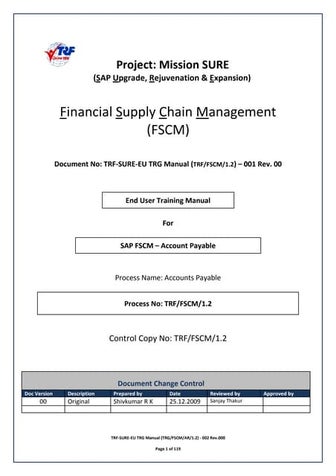 SAP FI AP: End User Guide for Beginners