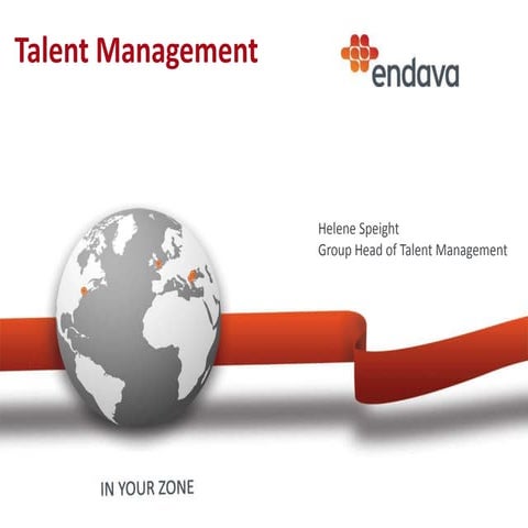 Endava Career Days Iasi Jan 2012 - Talent Management