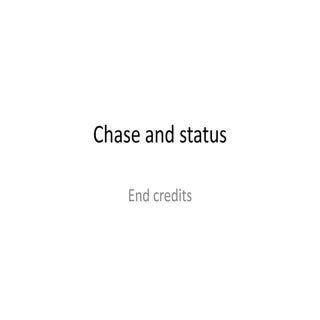 Chase and Status End Credits analysis