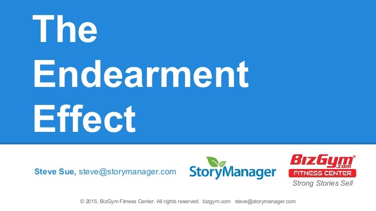 The Endearment Effect - 