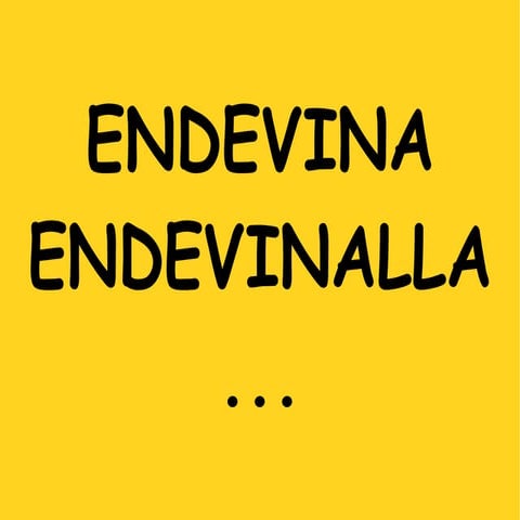 Endevinalles tardor